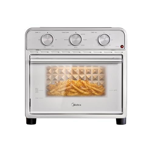 Image of Midea Neo Air Fryer Toaster Oven Combo, 21.1 Quarts, Stainless Steel