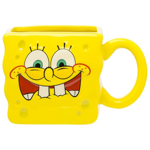 Taza de cerámica 3D de Bob Esponja 20 onzas miniatura 1