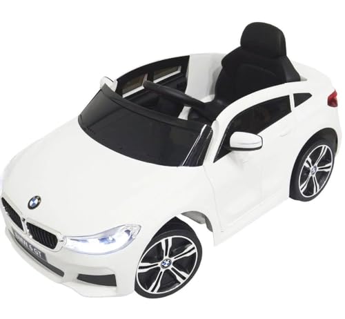 Mini Carro Elétrico 12V BMW 6 GT Branco, Importway