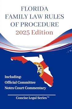 Paperback Florida Family Law Rules of Procedure Booklet Book