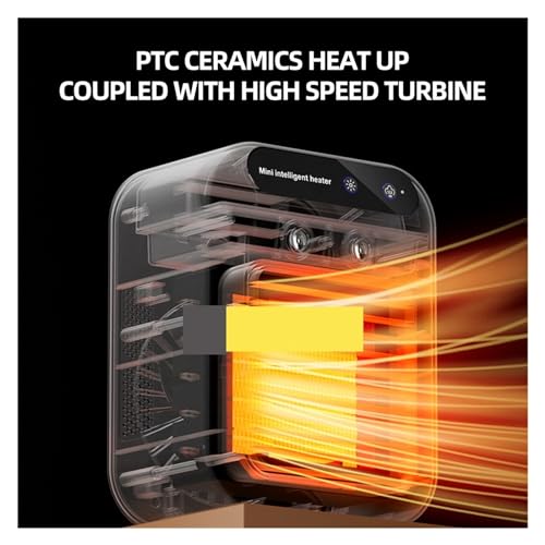 Calefactor Eléctrico Portátil Cerámico PTC 1200W 120V miniatura 3