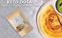 Supple Foods Keto Dosa Mix 400g | Instant Low Carb Premix | 2.5g Net Carbs Per Dosa | High Protein | Gluten Free | Vegan | Diabetic Friendly | No Preservatives gallery image