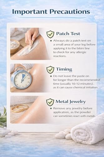 Image of Bikini Wax Powder for Women | Painless Herbal Hair Removal Powder for Women Bikini Area, Legs, Hands & Underarms with No Harmful Chemicals, No Irritation, No Skin Rashes(100GM)