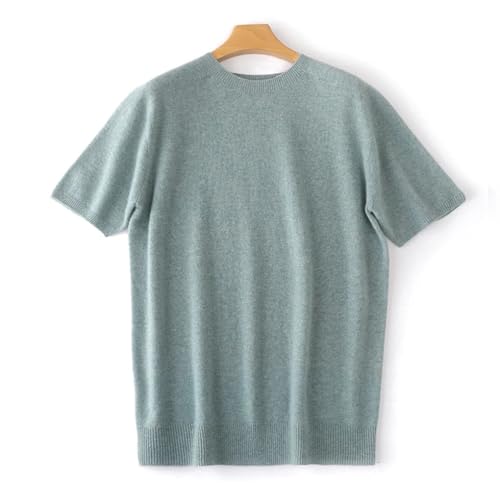 Men's Pullover Sweaters O Neck Short Sleeve Knitted Casual Knit Solid Color Sweater Tops2