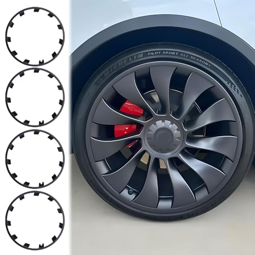 KAVANIC 4PCS Rim Protectors Fits for Tesla Model Y 21 inch by KAVANIC - Used condition - US$58.15