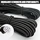 JNNJ Auto-Notfall-Armband, Auto-Fenster-Brecher-Armbänder, Das Armband Auto Glasbrecher Mit Wolframkarbid-Perlen, Auto-Fensterbrecher Upgrade Escape-Armband(Schwarz)