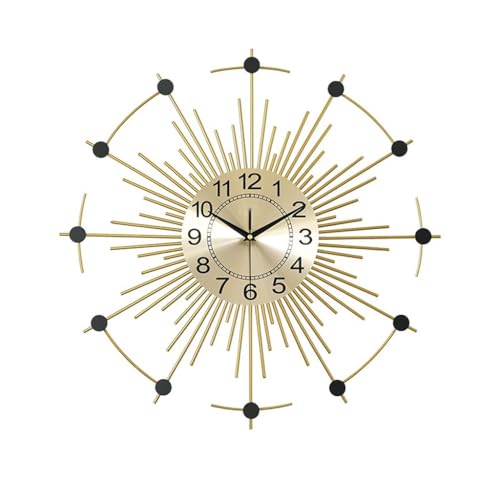 Horloge murale art moderne XJBTBA, décoration maison luxe léger et tendance