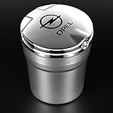 Aschenbecher Auto Aschenbecher Mit Led Light Zigarettenrauch Reiseentferner Für Opel Astra H Insignia Mokka Zafira Corsa Zubehör