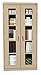 Sandusky Lee CA4V362472-04 Elite Series Clear View Storage Cabinet, 24" Length, 72" Height, 36" Width, Tropic Sand