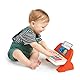 Baby Einstein 12577 Hape Cal’s First Melodies Magic Touch Piano Musikspielzeug Klavier aus Holz mit 3 Musikblättern, 6 Melodien, ab 6 Monate, mehrfarbig, 1 Stück (1er Pack)