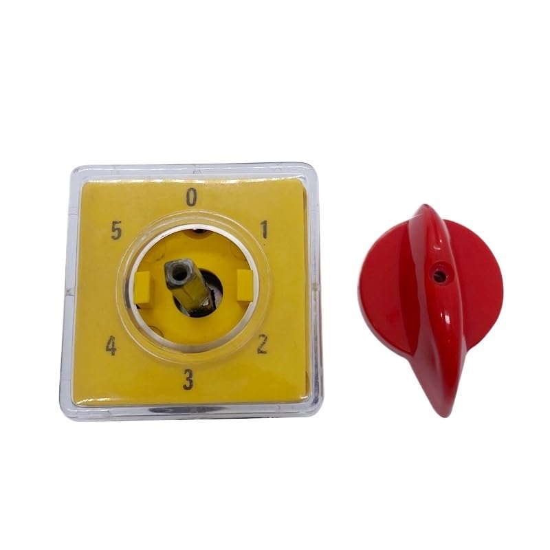 RS PRO, 3P 3 Position Changeover Cam Switch, 690 V, 20A | RS Rotary Changeover Switch Multi-step 5 Position Three Poles 20A Sel