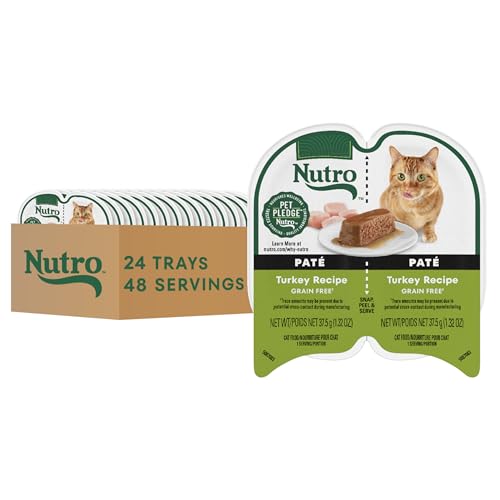 Image of Nutro Perfect Portions Pate Wet Cat Food, Turkey Recipe, 2.6 oz, 24 ct
