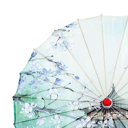 Generic -chuva de dança japonesa chinesa -chuva de seda de bambu 32