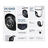TP-Link Tapo 2K 4MP Pan/Tilt Outdoor Wired Security Wi-Fi Camera, 360° Visual Coverage, Starlight Full-Color Night Vision Up to 98ft, Person/Pet/Venicle Detection,Physical Privacy Mode(Tapo C520WS)