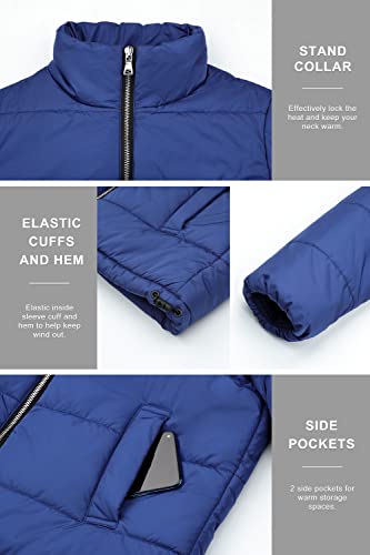 Orolay Women's Lightweight Puffer Jacket Casual Short Length Winter Coat Rose S #TOP4