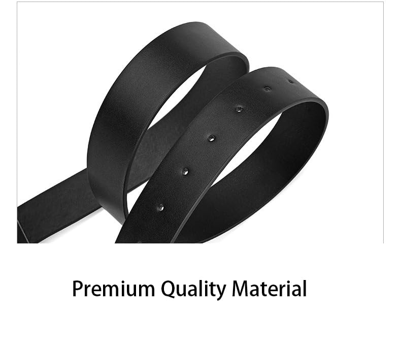 COTIM COYIN Women's Wide Leather Belt with Gold Buckle for Jeans, Dress4