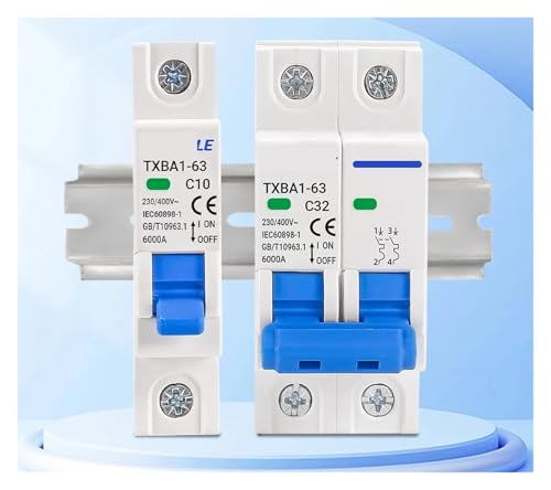 Interruptor de aire 6KA contra sobrecarga magnetotérmico automatico tetrapolar de carril din para hogar 2