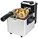 Cecotec Friteuse Acier Inoxydable CleanFry 1,5 L, Filtre OilClean, 1,5 L. 1000 W de Puissance, Filtre OilCleaner, Cuve convient au lave-vaisselle
