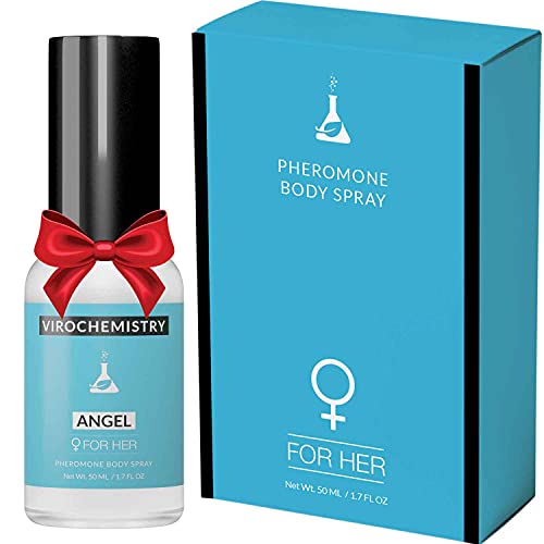 Virochemistry Pheromones For Women (Angel) Body Spray - Elegant, Ultra Strength Organic Human Pheromones Fragrance Body Spray 50Ml - [Human Grade Pheromones To Attract Men] #TOP9