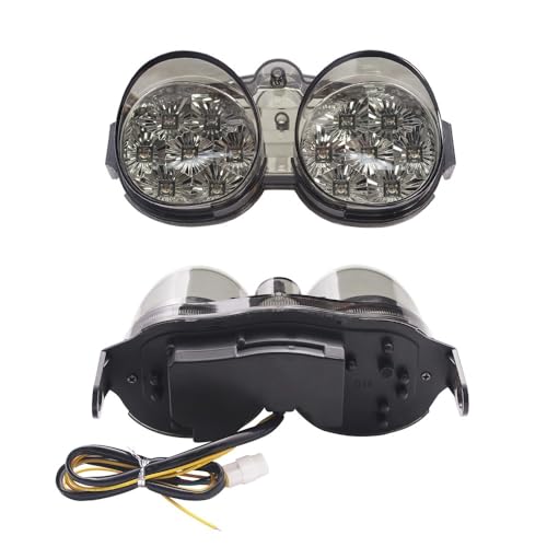 Luz trasera para YZF-R6 1998-2002 con freno e intermitentes integrados 3