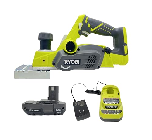 RYOBI 18-Volt Cordless 3-1/4 in. Planer Kit with Battery and Charger (No Retail Packaging)