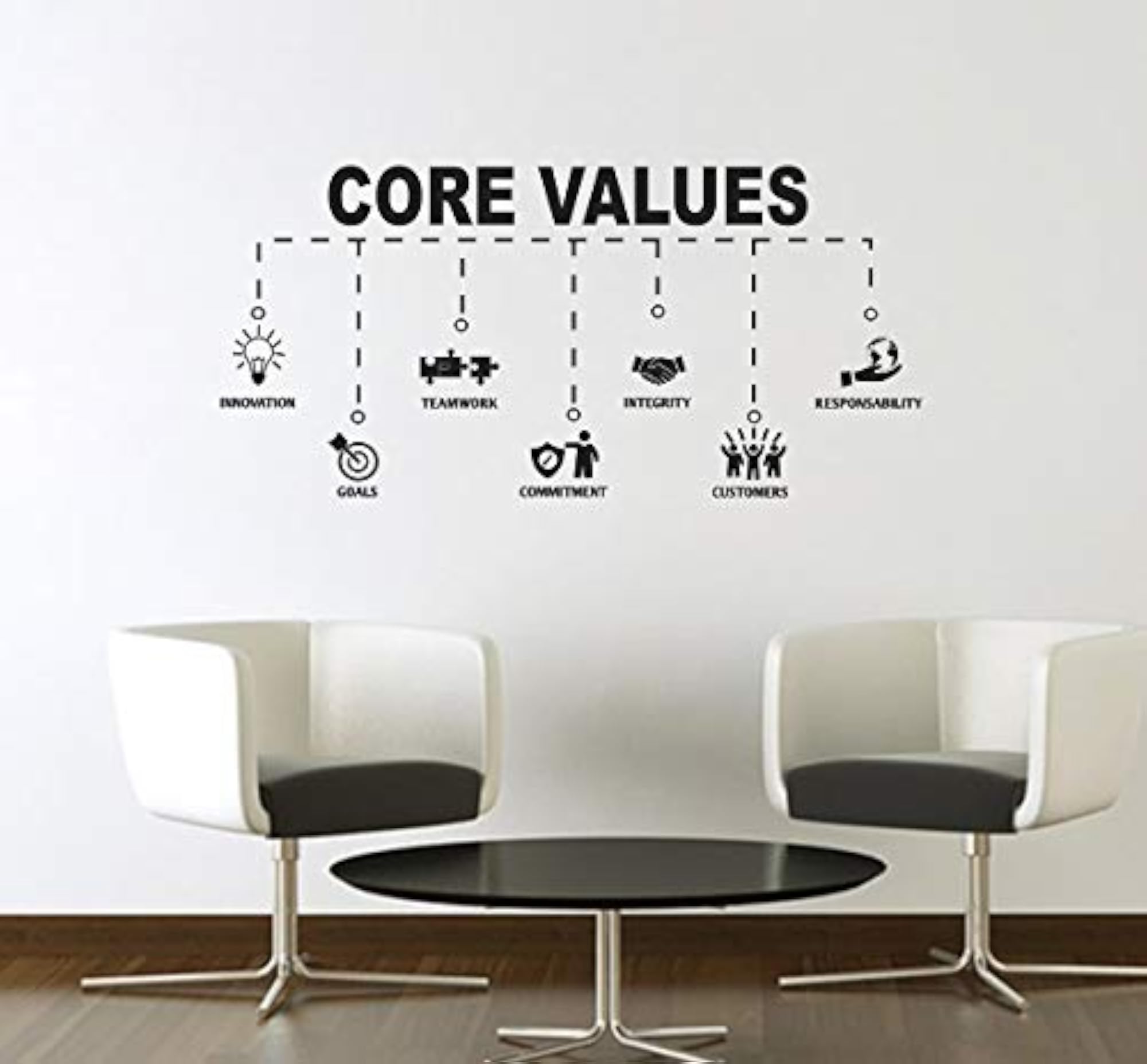 Core Values Medium Vinyl Wall Sticker for Home