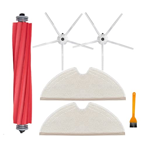 CHRISJ Remplacement de Chiffon de Vadrouille de Brosse LatéRale Principale pour PièCes de Rechange D'Aspirateur Robot Max/Max + / T8, A