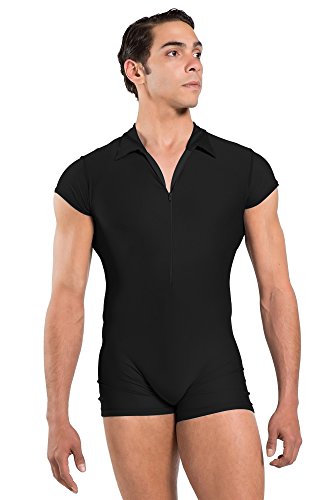 Wear Moi Romeo Leotardo Hombre, Hombre, Color Negro, tamaño Medium