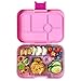 Yumbox Original Leakproof Bento Lunch Box for Kids, 6-Compartment Portion Control Container, Power Pink Unicorn tray