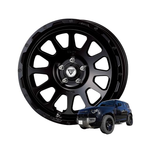 �yDEFENDER�zDELTA FORCE OVAL 20×9.0J 5/120 +35 72.56�� SATIN BLACK �z�C�[���̂� 4�{�Z�b�g