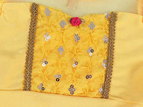 WonderBabe Girls Princess Two Piece Swimsuit Kids Bathing Suits Ruffles Fancy Swimwear Surf Beach Summer Swimming Tankini Set4