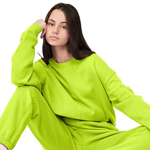 Image of Sweatshirt with Jogger for Womens | Girls Tracksuit | Soft Cotton | Side Pockets | Warm