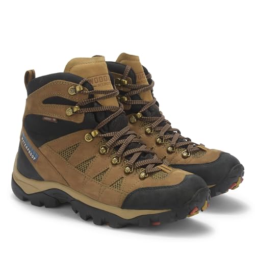 Image of Woodland Men's Tobacco Nubuk Waterproof Boots-UK-5 (EURO 39)