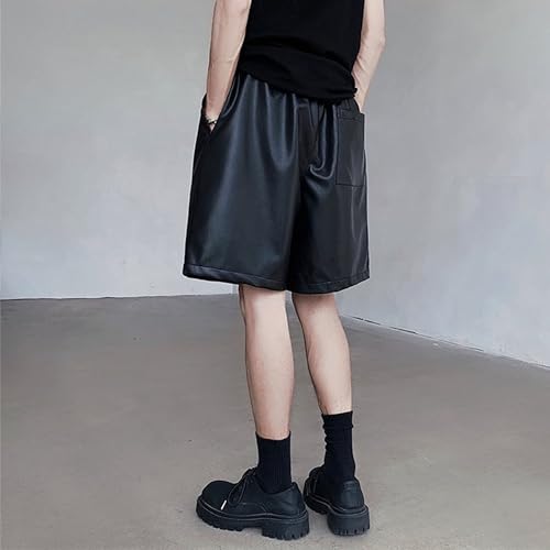 Shorts casuales de cuero para ciclismo con bolsillos miniatura 5