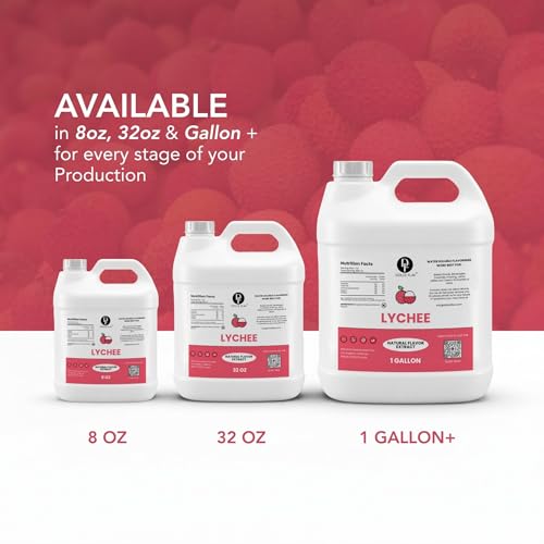 Image of Dolce Flav Natural Lychee Flavoring Concentrate | Water Soluble | 32 Fl Oz