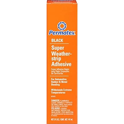 Permatex 81850 Black Super Weatherstrip Adhesive, 5 oz.