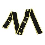 GUOHOQIX Bandas elásticas de ejercicio para entrenamiento de cuerpo completo, entrenamiento de baile latino, gimnasia, yoga, estiramiento, fortalecimiento de fuerza, material de (Amarilla)