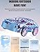Flying Car, Flying Remote Control Car, 2 in 1 Flying RC Cars Drone, Remote Control Quadcopter with Headless Mode, One Key Take Off/Landing, LED Lights, Easy to Fly Toy Drones, Men’s Day Gift (Blue)