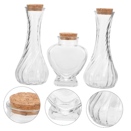 Récipients vides décoratifs en verre transparent haut de gamme - 6
