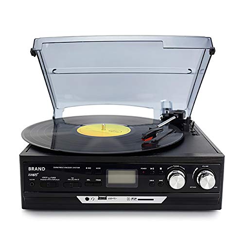 Yajun Platines Tourne Disque Vinyle Haut-Parleurs Stéréo Intégrés Prise en Charge d’une Cassette De Carte USB/SD Radio… - Les Beatles, Paul McCartney, John Lennon, RIngo Starr, George Harrison Yajun Platines Tourne Disque Vinyle Haut-Parleurs Stéréo Intégrés Prise en Charge d'une Cassette De Carte USB/SD Radio… – Image 3