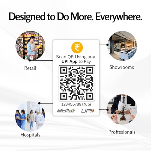 Custom Dual UPI QR Code Display Card by tinydabba - 7
