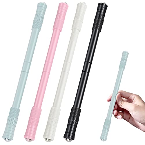 JODOUEEIR 4 Pieces Pen Spinning, Spinner pen, Gaming finger pen spinning pens, Students like fidget pen, Pen spinning mod, Flying fidget spinners (Without Pen Refill)