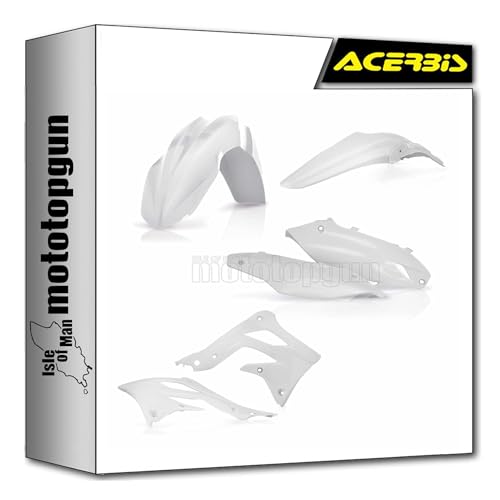 Carenage blanc Acerbis 0016879.030 plastique de protection Kawasaki KXF 450