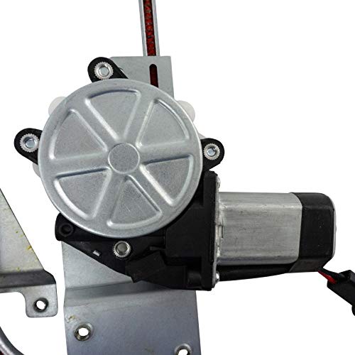 Image of TRQ Front Left Power Window Regulator & Motor Assembly Drivers Side Compatible with 1987-1996 Peterbilt 357 1988 378 2003-2005 379