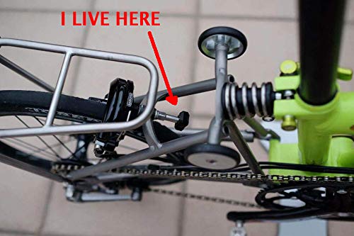 Lightweight Lower Stop Disc for BROMPTON in RED