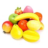 MULTIUSO: Para decoración de la tienda de mercado cocina de su casa, Juguete alimentos, aprendiendo accesorios de fotografía