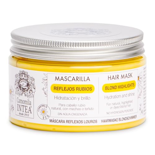 Camomila Intea – Mascarilla Reflejos Rubios – Hidrata y nutre el cabello rubio - 250 ML