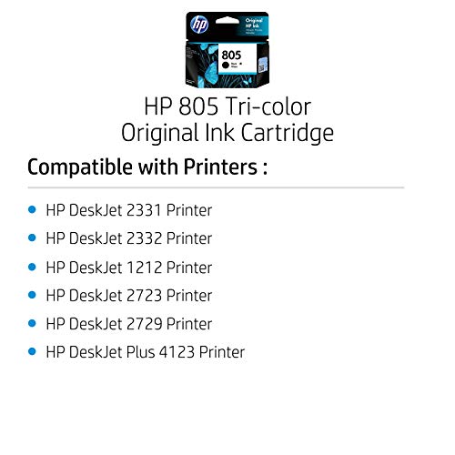Image of HP F6V97AA#ACJ External USB DVD-RW Drive & HP 805 Tri-Color Original Ink Cartridge