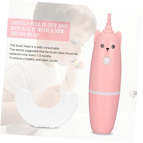 TOVINANNA 1satz U-förmige Elektrische Zahnbürste Für Mädchen Sanfte Borsten Für Sicheres Und Effektives Zähneputzen Für Kleine Mädchen Und Jungen – Bild 7