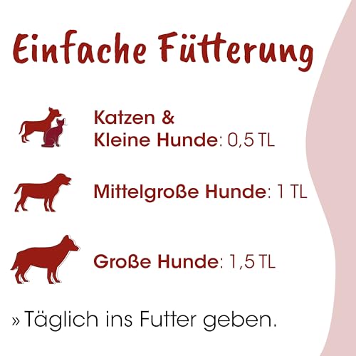 Fit-BARF Futter-Öl für Hunde & Katzen 500ml - Kaltgepresstes Leinöl, Essentielle Fettsäuren, Omega-3-Nahrungsergänzung